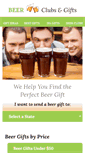 Mobile Screenshot of beerclubgift.com