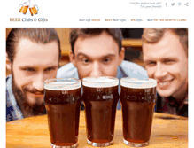 Tablet Screenshot of beerclubgift.com